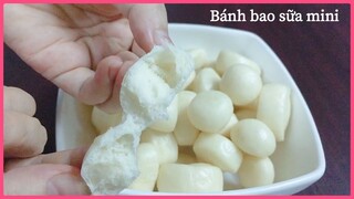 Bánh Bao Sữa Mini mềm xốp, căng mịn! | Tra My Cooking