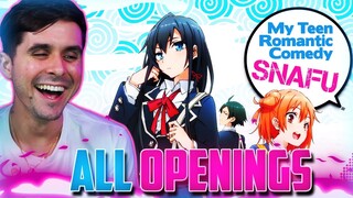 My Teen Romantic Comedy SNAFU!! ALL OPENING Reaction!