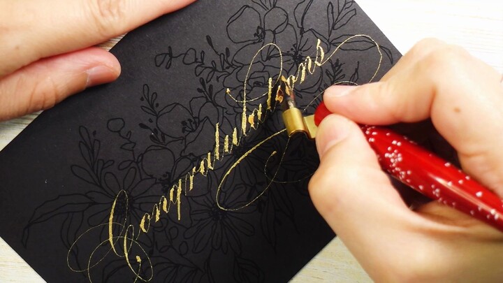 [Painting][Calligraphy]Greeting card design