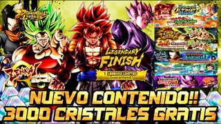 NUEVO CONTENIDO BANNER INCREIBLE!! Y 3000 CRISTALES GRATIS!! EN DRAGON BALL LEGENDS