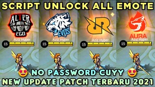 SCRIPT UNLOCK ALL EMOTE NO PASSWORD TERBARU 2021 | BY AZIZ HYPER !!!