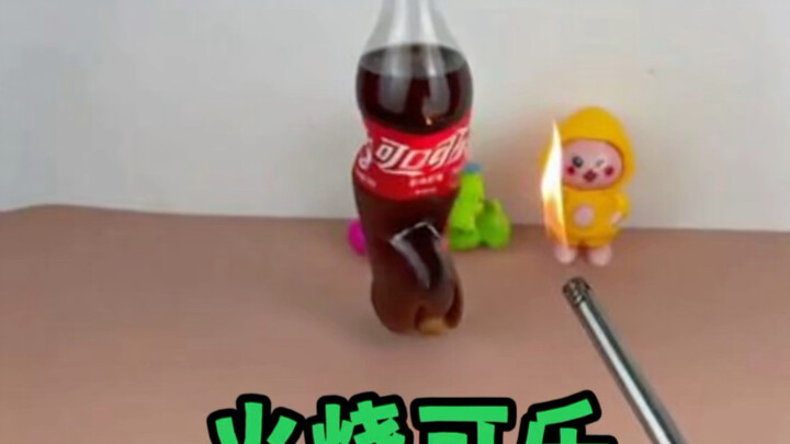 Apakah cola yang dibakar memang akan “lari”?