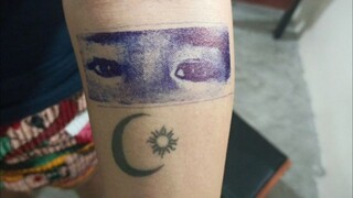 eye portrait tattoo