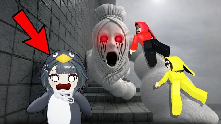 Yuta, Mio Dan Baby Celine Gugugaga Pinguin Dikejar Pocong Di Menara Tertinggi  R