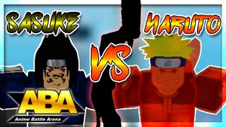 NARUTO VS SASUKE IN ABA | Anime Battle Arena | Roblox | ft. Spritz