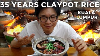 LEGENDARY Charcoal Claypot Rice in Kuala Lumpur! | Malaysia Hawker (EN/中CC)