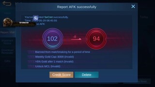 Mobile legends Classic test