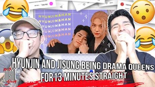 Hyunjin and Jisung being Drama Queens for 13 minutes straight✨Hyunsung Funny Moments | NSD REACTION