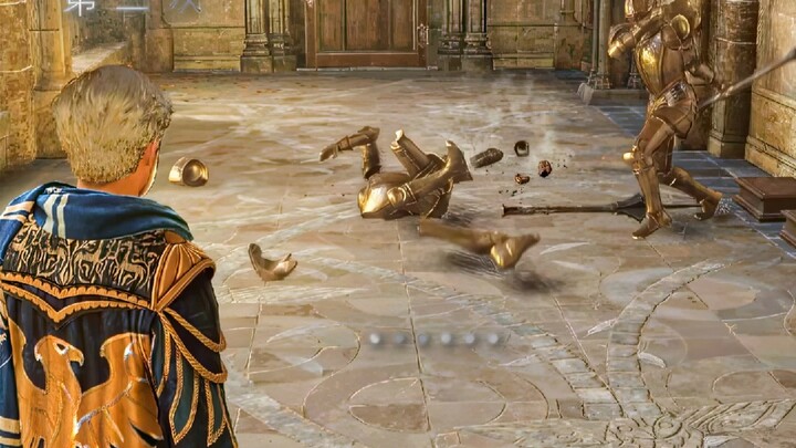 “เมื่อคุณเจอชุดเกราะขี้โมโหที่ฮอกวอตส์…”