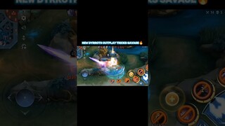 OVERBUFFED DYRR OUTPLAY TRICKS🔥#dyrroth #mlbb #mobilelegends