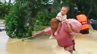 The suffering of people affected by the terrible floods