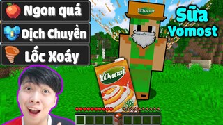 Vinh Uống Sữa Của Ông Trùm Yomost Tập 26 : UỐNG SỮA TẤT CẢ MỌI THỨ TRONG MINECRAFT* Người Bạn Kìa 🤣😂