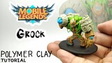Grock - Mobile Legends: Bang Bang  - Polymer Clay Tutorial 🍃🍃🍃