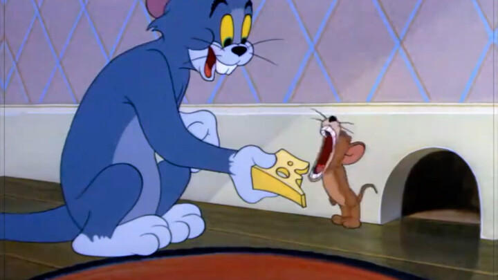 Tom was dumbfounded, yet still managed to tease the mouse.
