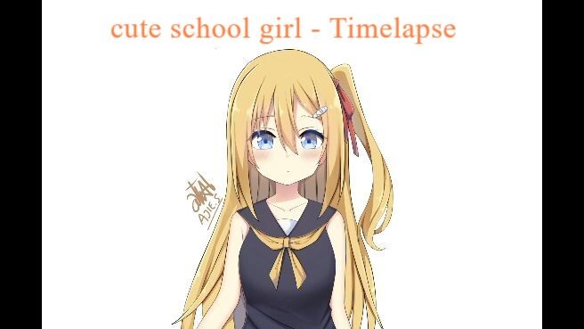 School girl - Timelapse