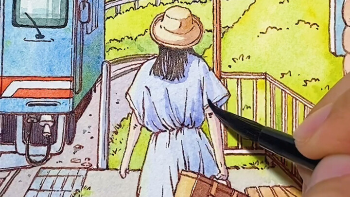 Fountain Pen & Light Watercolor: This Might Be the Year’s Ultimate Visual Masterpiece!