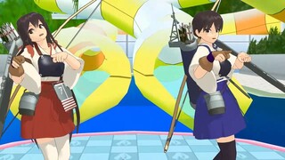 【mmd艦これ】赤城＆加賀でＳ・Ｏ・Ｓ