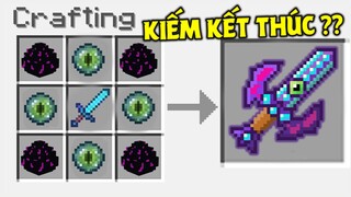 THỬ THÁCH SINH TỒN TRONG THẾ GIỚI TOÀN LÀ KIẾM TRONG MINECRAFT #19 *KIẾM THE END CỰC MẠNH*