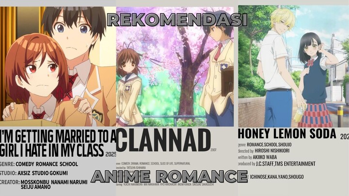 Rekomendasi Anime Romance
