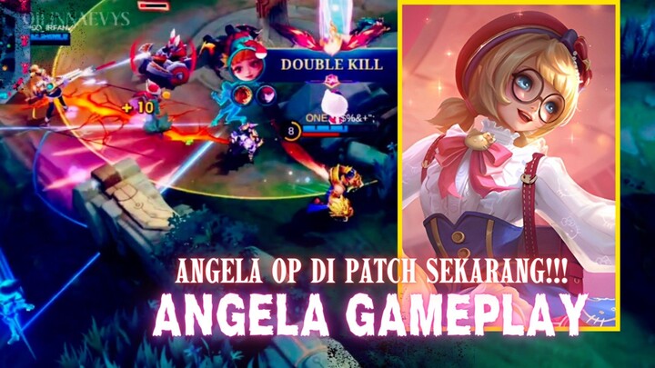 Angela di Patch sekarang auto full senyum‼️ MLBB Gameplay
