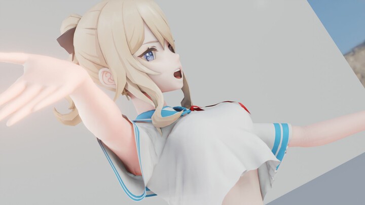 [Genshin Impact |MMD|Sailor Suit] My Shiqin can't be this cute