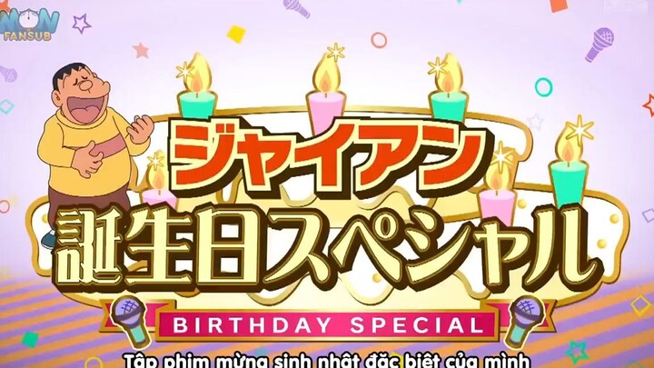 Xem Doraemon New Series - Mèo Máy Doremon - HD Vietsub -  Speacial Espisode : Jaian Birthday