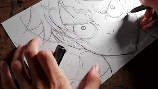 วาดรูป Drawing Luffy one pieceมังกี้ ดี ลูฟี่ Ep 1