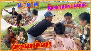 Bà Trâm Với Bà Ngọc Cả Gan Làm Thịt Gà Chiến Của Ní Xuyên Và Cái Kết Vở Mồm