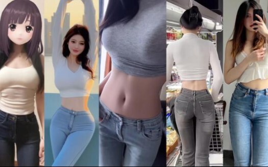 Quần jeans bó YYDS! Bất kỳ ai nhìn thấy điều này đều sẽ bối rối!