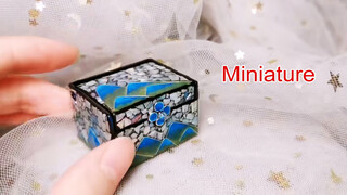 [DIY Mini] Hộp đựng đồ trang điểm ngàn dặm giang sơn khảm bằng vỏ ốc