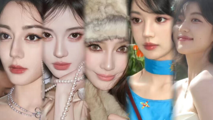 Turns out all these viral BGM tracks are original clips from female celebrities #Dilraba #TianXiwei 