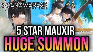 Snowbreak: Containment Zone - Huge Summon For 5 Star Mauxir & Her Weapon!