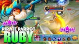 Ruby Pirate Parrot Gameplay | October Starlight | MLBB Ruby Starlight Challenge By | Shiηαe 水 ~ MLBB