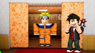 NARUTO NO ELEVADOR MALUCO | Roblox - The Elevator Mystery