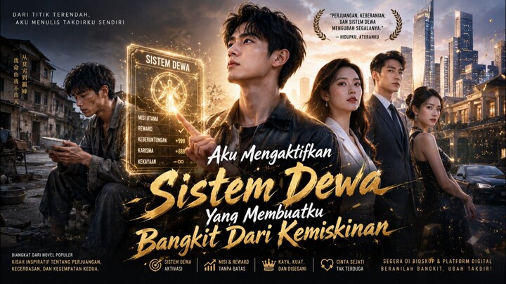 (Sub Indo) Aku Mengaktifkan Sistem Dewa Yang Membuatku Bangkit Dari Kemiskinan #full #minidrama