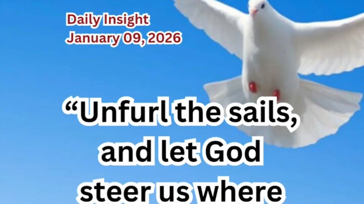 Daily Insight January 09, 2026 #faith #saint #insight