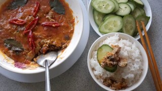 Món ăn dễ làm. Mắm chưn thịt ba chỉ. Bếp cô tư. Tập 152.
