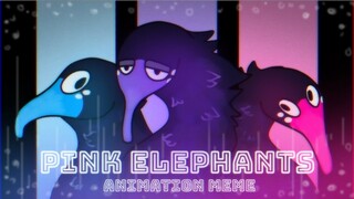 Pink Elephants【ANIMATION MEME】 ✦ !Flash Warning! ✦  Flipaclip