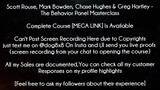 Scott Rouse, Mark Bowden Chase Hughes & Greg Hartley Course The Behavior Panel Masterclass  download