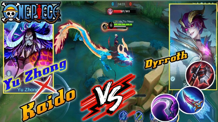 Yu Zhong X KAIDO Vs Dyrroth| Ngeri Adu Pasif, Siapa yang terbaik??🔥🔥🔥