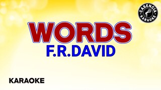 Words (Karaoke) - F. R. David