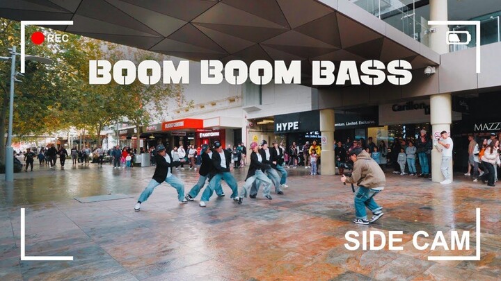 [Powerful Cover Dance] No-Camera-Move Side-View Version of "Boom Boom Bass" – Australian Street Perf