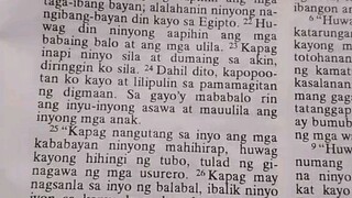 Pang Araw Araw na Talata.               Exodus 22:25-27