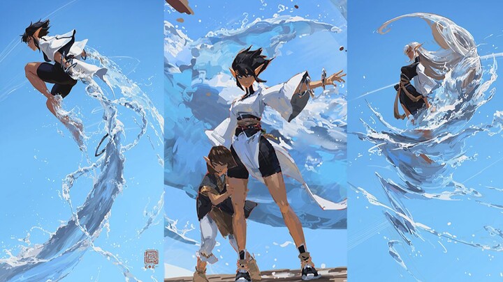 [Artist Recommendation] The water’s texture looks like it’s got special effects! Riot Games Art Dire