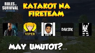 NAKAKATAKOT NA FIRETEAM (ROS TAGALOG)