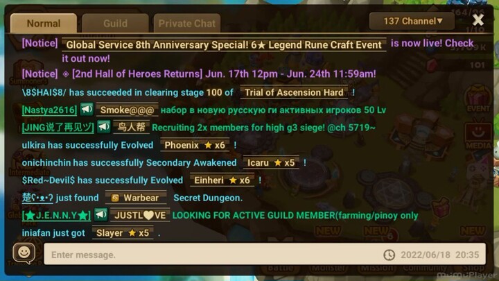 NB5 pertama dari Gacha Mystical Scroll Summoners War