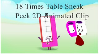Numberblocks 18 Times Table | Season 8 Episode 14 | Sneak Peek Small Clip