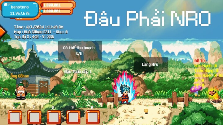 Quay Trở Về Tuổi Thơ 10 Năm Trước Cùng Với Phiên Bản Ngọc Rồng Đồ Họa Pixel