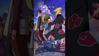 Who is strongest😏 Naruto 3vs3 #mightguy #kisame #gaara #deidara #sakura #sasori