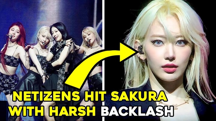 Netizens Backlash LE SSERAFIM's Sakura Over Statement About Coachella 2024 Live Singing Controversy!